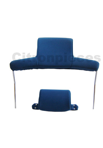  Citroën ID/DS Head rest with blue cloth trimming wide model 2 pieces Citroën ID/DS 