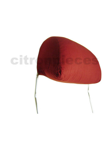  Citroën ID/DS Garniture pour repose-tête pour modèle ancien en forme de sac (1 pièce modèle large) garniture étoffe rouge écarlate Citroën ID/DS 