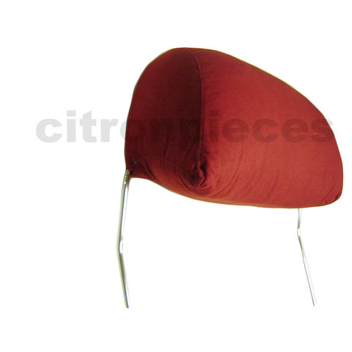  ID/DS Garniture pour repose-tête pour modèle ancien en forme de sac (1 pièce modèle large) garniture étoffe rouge écarlate Citroën ID/DS 