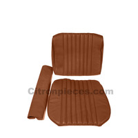 thumb-Garniture origine siège AV cuir marron (assise dossier panneau de fermeture pour dossier en mousse) Citroën ID/DS-3