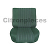 Citroën ID/DS Front seat in green cloth (central part 2 tones) mounted on base frame without weel without back cover plate without preparation for head rest 68 Citroën ID/DS