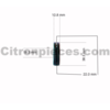 Citroën ID/DS Doorvoerrubber hydroliekslang bij accu Citroën ID/DS