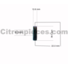ID/DS Doorvoerrubber hydroliekslang bij accu Citroën ID/DS