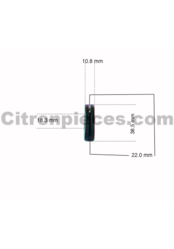  ID/DS Rondelle en caoutchouc du passage de tuyau LHM/LHS du support de batterie Citroën ID/DS 