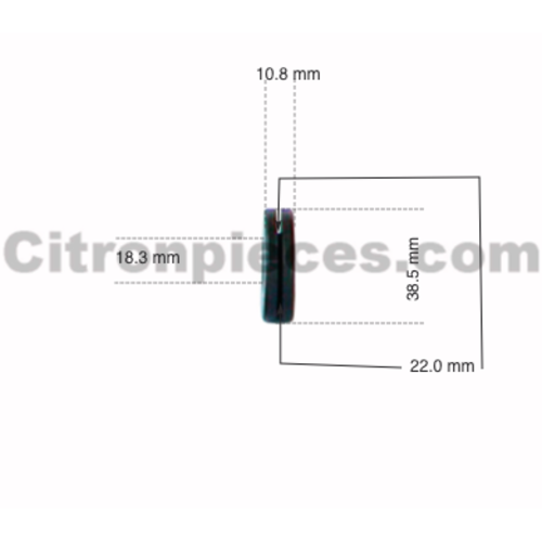  ID/DS Durchführgummi für LHM/LHS- Behälterleitung am Batteriebefestigungsrahmen Citroën ID/DS 