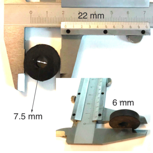  Citroën 2CV Rubber ring under legs of rear seat (2CV Dyane Ami) Citroën 2CV 