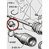 ID/DS Pare-poussiere logement de bille de la tige de suspension Citroën ID/DS