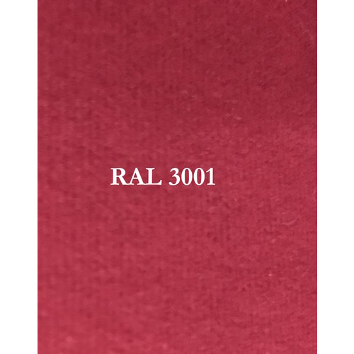  Material Rode stof (fel rood) met 3 mm schuim. 