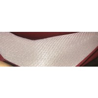 thumb-Echantillon de tissus, rouge vif avec 3 mm de mousse. Code de la couleur Ral 3001-2