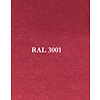 Monster rode stof met 3 mm schuim.  Kleur code Ral 3001