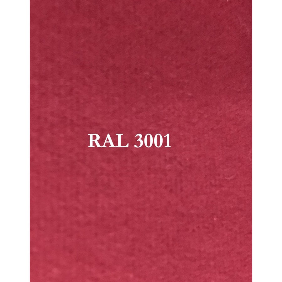 Material Muster Stoff rot mid 3 mm Schaum. Farbcode Ral 3001