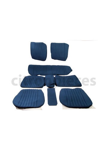  ID/DS Garniture complète (2 sièges AV + 1 banquette AR) en étoffe bleu unie Citroën ID/DS 