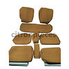 Citroën ID/DS Set of seat covers for 1 car, Dsuper, Dspecial ocher cloth Citroën ID/DS