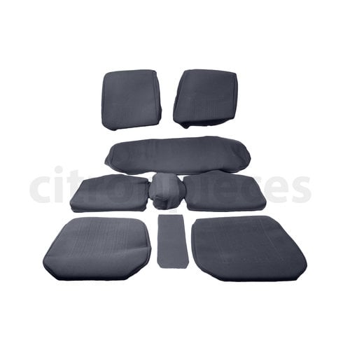  Citroën ID/DS Set of seat covers for 1 caruperpecial gray cloth Citroën ID/DS 