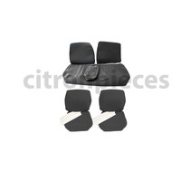 thumb-Set of seat covers for 1 caruperpecial gray cloth Citroën ID/DS-2