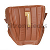 Citroën HY Sound proofing cover recovering the motor separation unit brown leatherette row stiching Citroën HY