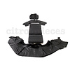 SM Original front seat cover black leather (seat back closing panel and head rest cover) Citroën SM