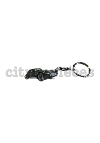 Citroen 2CV Polished Stainless Steel Keychain Cod. S80B060