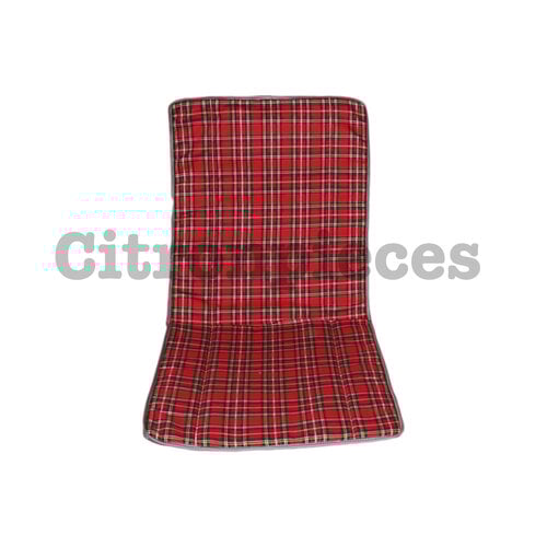  Citroën 2CV Sitzbezug 2CV, alter Type, Scottish design, rot. <——48cm ——> 