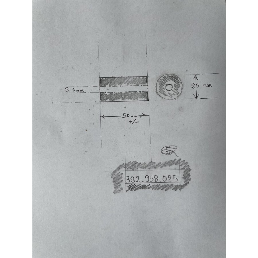 Foam rubber grommet plug (for wiring harness for example)-4