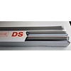 Citroën ID/DS 322.369.500: Set  of strips (8 pieces) made of stainless steel with white rubberces) en Inox avec caoutchouc blanc, Width= 33 mm. This set can be glued or fastened with double sided tape. It has no holes made in it. For PALLAS.  ID/DS.