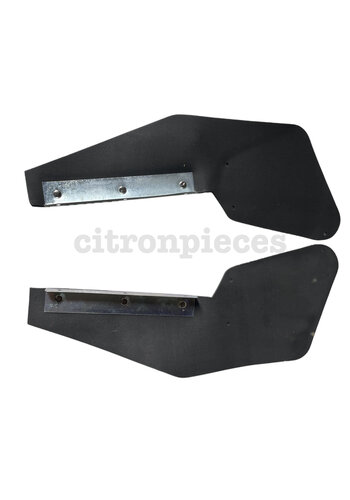  Citroën ID/DS 322.958.500: Mud flap set behind front jack support, Left and Right, for Citroën ID/DS. 