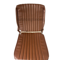 thumb-Original seat cover set for front seat in brown leatherette 3 rd model (as of Sept 1970) Citroën HY-2