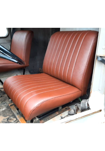  Citroën HY Original Sitzbezug Vordersitz braun Kunstleder 3 Version (ab Sept 1970) Citroën HY 