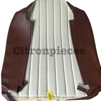 thumb-Original seat cover set for front seat in brown leatherette 3 rd model (as of Sept 1970) Citroën HY-5