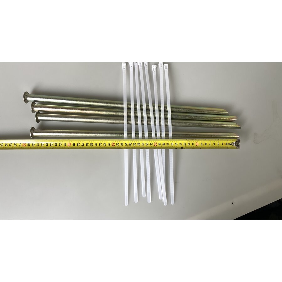 Headrest frame, in total 4 pipes,  for rear seat ID/DS-7