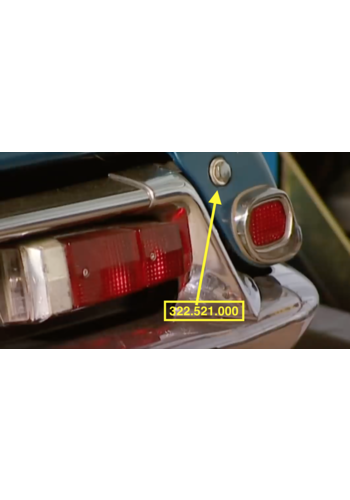  Citroën ID/DS Nylon-Scheibe zur Hinterkotflügelbefestigung Citroën ID/DS 