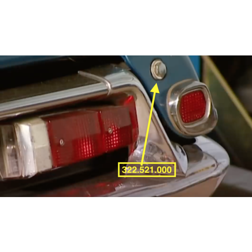  Citroën ID/DS Nylon-Scheibe zur Hinterkotflügelbefestigung Citroën ID/DS 