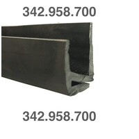 thumb-342.958.700: Gummistreifen unter dem Schiebefenster der Tür (Satz à 4 Stück) [L=910mm], Ami   Rechts = Links  - Copy-1