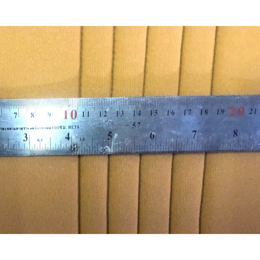 Jeu  de 2 housses de siège avant (sièges avant asymétriques) et 1 housse de siège arrière en tissu jaune Citroën 2CV-3