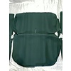 Citroën 2CV Set of 2 front seat covers (asymmetrical front seats) and 1 rear seat green fabric Citroën 2CV - Copy