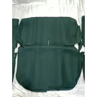 thumb-Set:  2 voorstoelhoezen (assymetrische voorstoelen ) en 1 achterbank groen stof Citroën 2CV-1