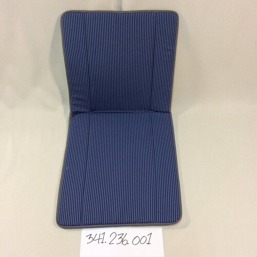  2CV THOriginal seat cover set for seat in blue striped cloth (Exact Copie of the Original Cloth!) years '50 '60 Citroën 2CV 