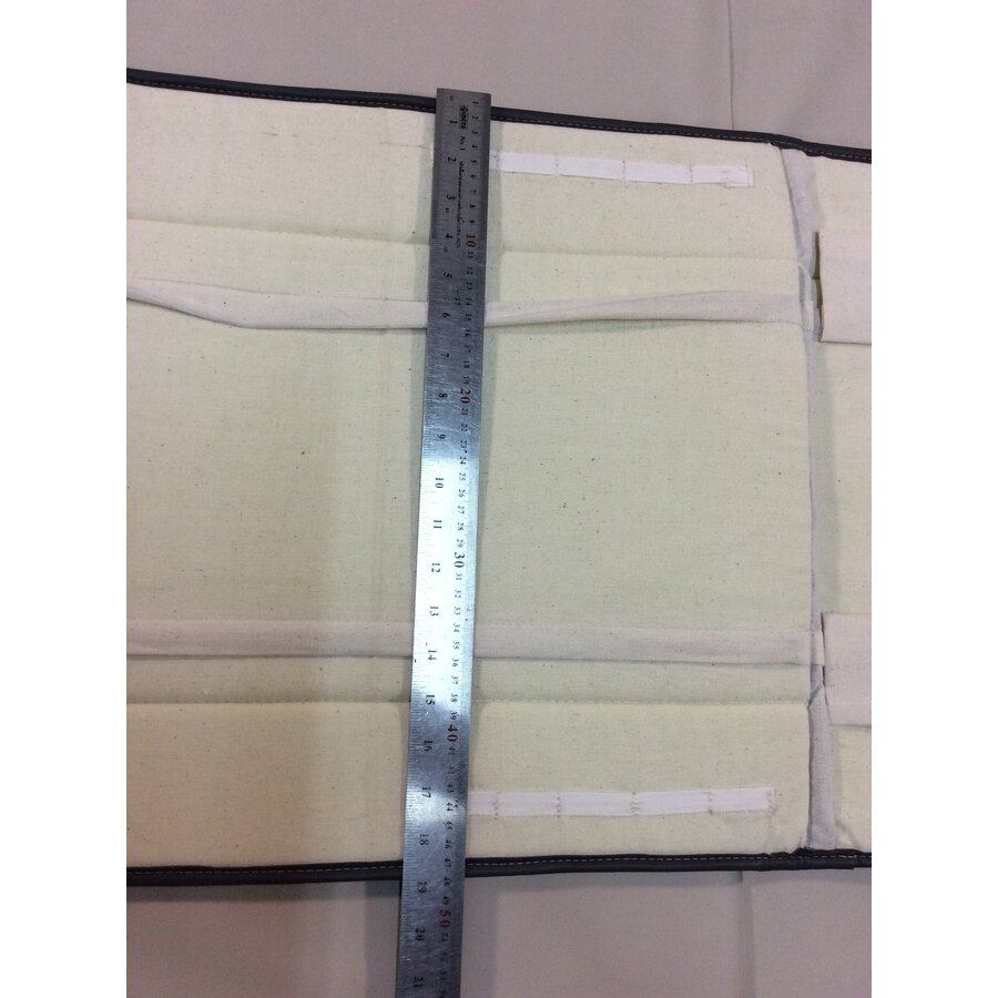 Original seat cover set for seat in green striped cloth (Exact Copie of the Original Cloth!) years '50 '60 Citroën 2CV-5