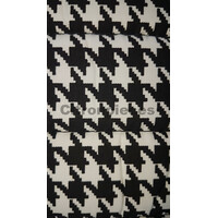 thumb-Original seat cover set for rear bench in "pied de poule" black and white cloth Charleston Citroën 2CV  - Copy-2