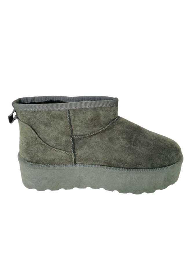 Ugies Boots Plateauzool | Army Groen
