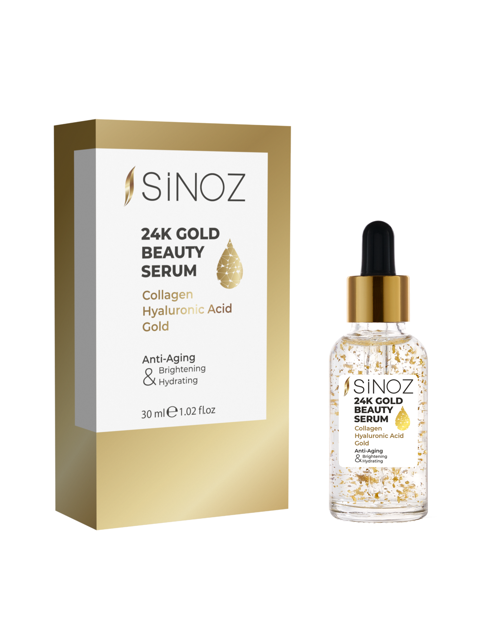 SiNOZ 24K Gold Beauty Serum Sinoz Derma & Vücut kozmetik