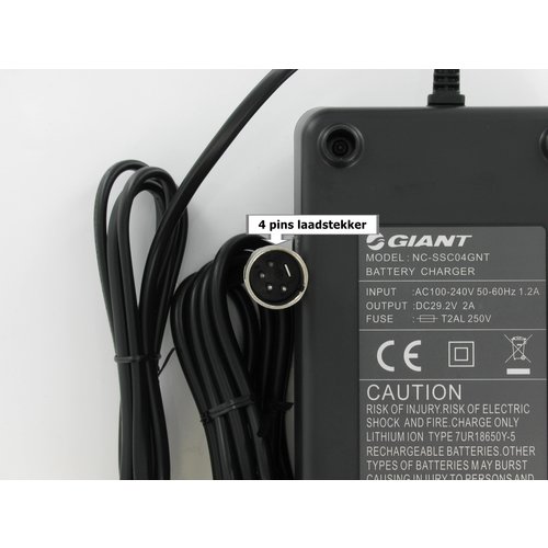 Giant Battery charger Giant 26 Volt/2Ah 4-pole