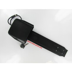 Battery slide with lock , with powercable