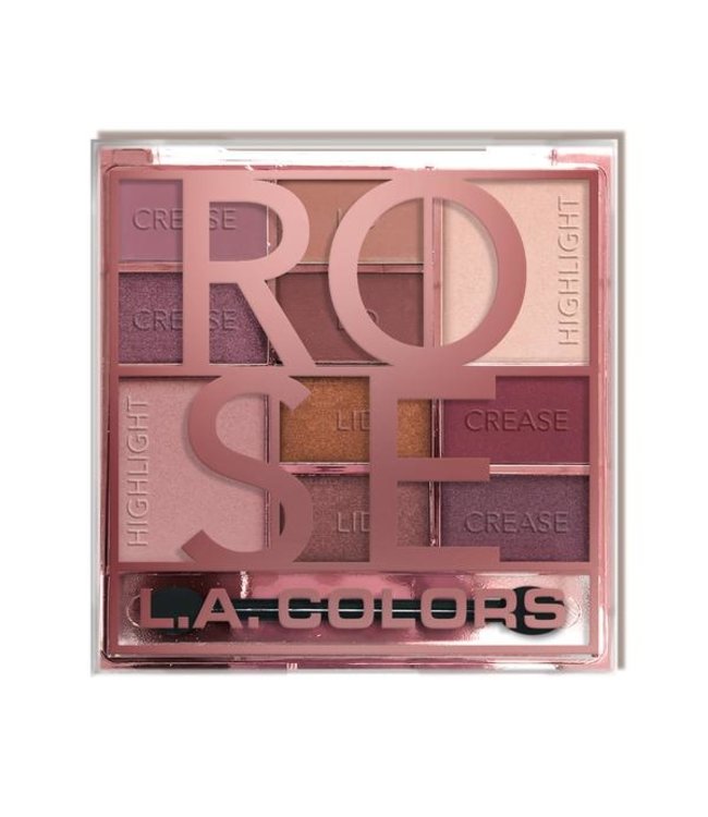 LA Colors - Color Block Eyeshadow Palette Rose