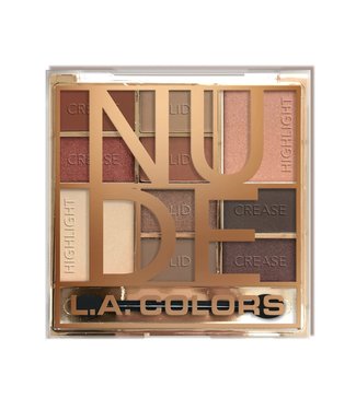 LA Colors LA Colors - Color Block Eyeshadow Palette Nude