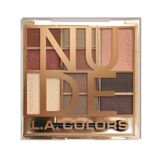 LA Colors - Color Block Eyeshadow Palette Nude