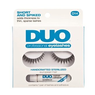 DUO DUO - Professional Eyelashes D14 – Short and spiked