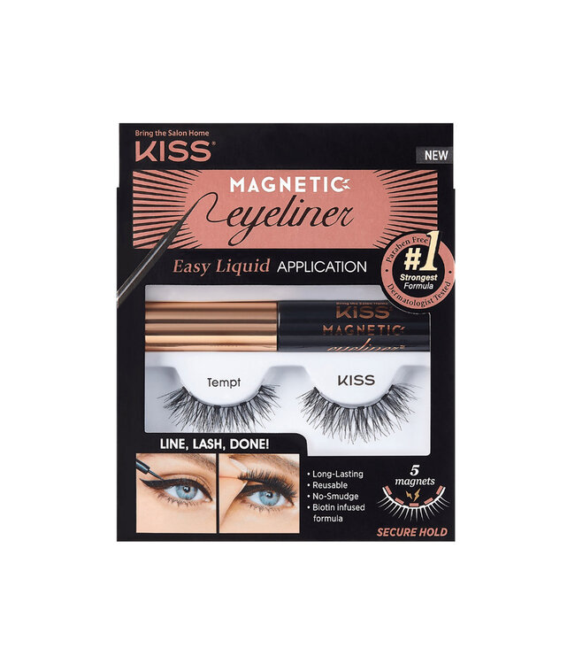 KISS KISS -  Magnetic Eyeliner & Lash Kit Tempt