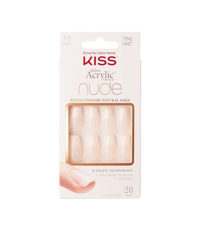 KISS KISS - Salon Acrylic French Nude Nails Leilani
