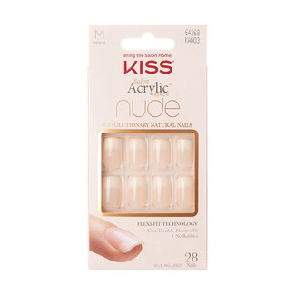 KISS KISS - Salon Acrylic French Nude Nails Cashmere